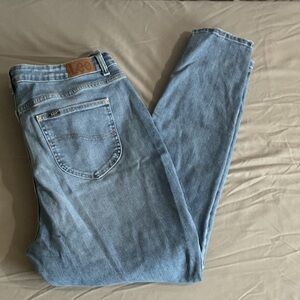 Lee Women's Light Blue Straight Jeans